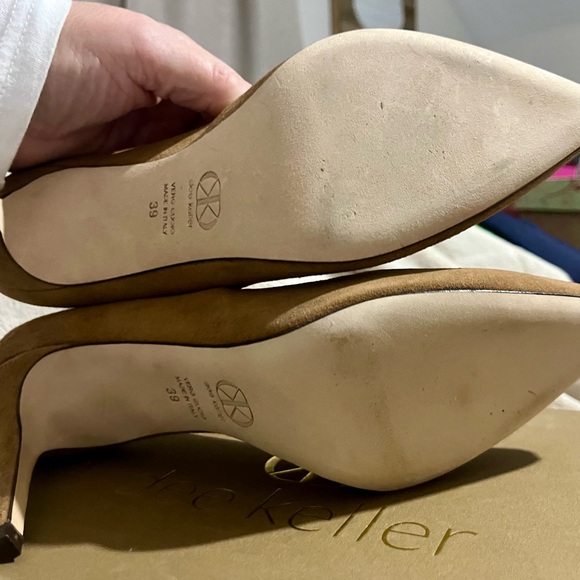 Women’s dee keller Camel Suede Pumps Size 39 - Picture 8 of 10
